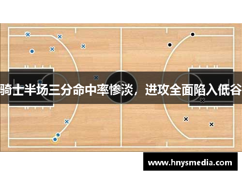 骑士半场三分命中率惨淡，进攻全面陷入低谷